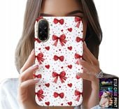 ETUI DO XIAOMI POCO X7 PRO 5G - CZERWONE WSTĄŻKI WSTĄŻKA MODNE WZORY