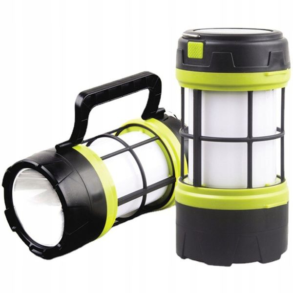 MOCNA LATARKA TURYSTYCZNA LED KEMPINGOWA LAMPA PODRĘCZNA UCHWYT POWERBANK zdjęcie 3