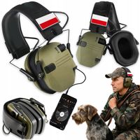 SŁUCHAWKI STRZELECKIE OCHRONNIKI SŁUCHU TAKTYCZNE REDUKCJA HAŁASU