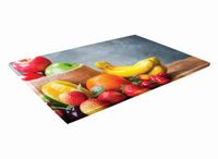 SZKLANA DESKA KUCHENNA 40x30 184b Owoce