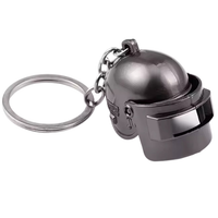 Breloczek PUBG Player Hełm Wisior Helmet Fun Orzeszek Kask LvL 3 Head Hit