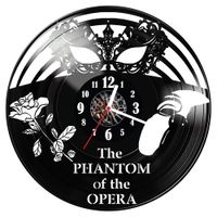 Zegar ścienny z płyty winylowej Upiór w operze 31.14
