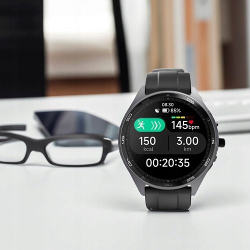 Smartwatch HAMA 7010 GPS AMOLED Czarny na Arena.pl