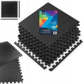 MATA PIANKOWA DO ĆWICZEŃ pod sprzęt PUZZLE PIANKOWE do siłowni 6szt