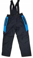 Spodnie narciarskie zimowe śniegowce z odpinanymi szelkami 146