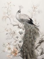 Plakat 75x100cm Pawia Gracja