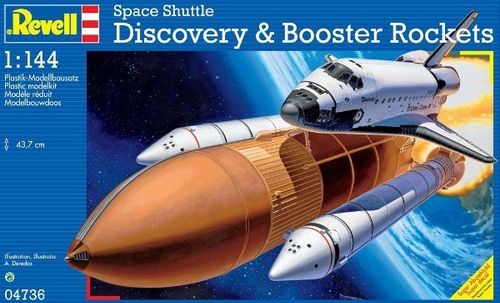 Model plastikowy Space Shuttle Discovery & Booster Rockets na Arena.pl