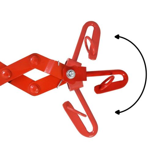 19191       Chwytak do drewna 610mm 450kg Szczypce leśne Kleszcze Czerwone na Arena.pl