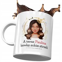 Kubek Dla Pauliny Żony Koleżanki Na Prezent Z Nadrukiem Ze Zdjęciem