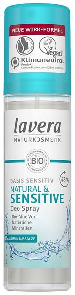 Lavera Basis Sensitiv Dezodorant spray 75ml zdjęcie 1