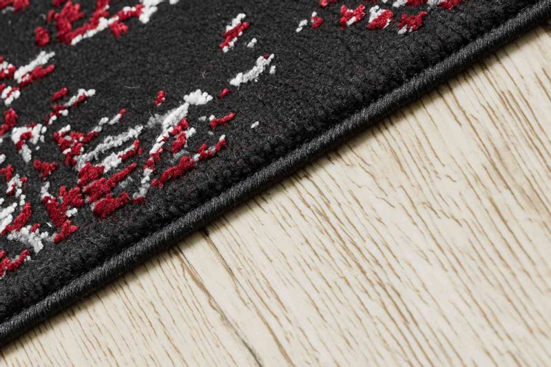 RUG/LU/LEAN/ORNAMENT/ANTHRACITE+RED/80x150 zdjęcie 4
