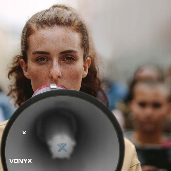 Megafon z mikrofonem i funkcją syreny szczekaczka zdjęcie 5