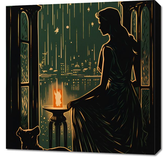 Obraz 70x70cm Nocne Szeptanie zdjęcie 1