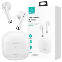 usams słuchawki bluetooth 5.0 tws ia series bezprzewodowe biały/white