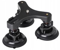 Mocny Uchwyt do Kamer Sportowych Trójramienny Na Szybę Karoserię 1/4 i 3/8'