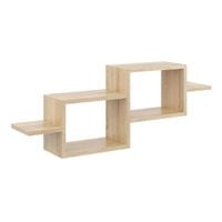 Półka ścienna, wisząca, 95x18x35 cm, dąb sonoma, mat | TYLETEGOTU