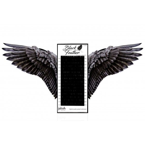 Jolash Rzęsy Black Feather Volume C, 0,07, 9mm zdjęcie 6