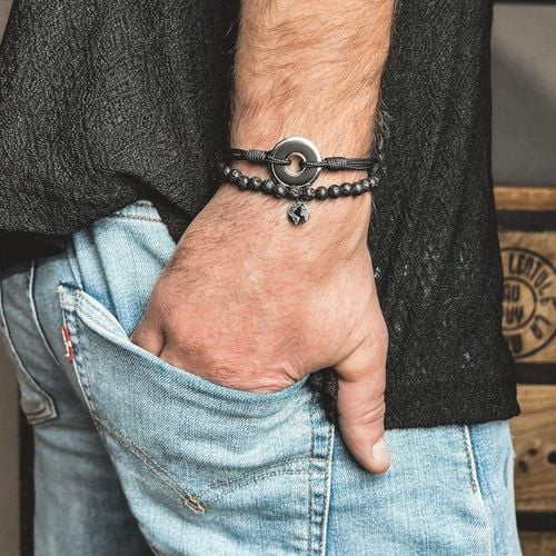 Bransoleta Manoki męska Stal 316L 19cm na Arena.pl