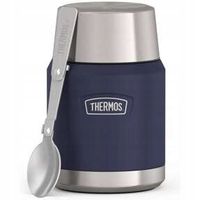 Termos na jedzenie z składaną łyżką Thermos Icon 470 ml - niebieski