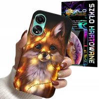 ETUI DO OPPO A78 4G - LISEK LIS ZWIERZĘTA OBUDOWA PLECKI + SZKŁO