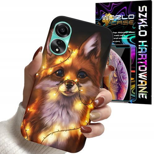 ETUI DO OPPO A78 4G - LISEK LIS ZWIERZĘTA OBUDOWA PLECKI + SZKŁO na Arena.pl