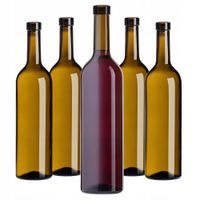 BUTELKI DO WINA 0,75L 750 ml BUTELKA SZKLANA NA WINO NALEWKI OLIWKA 30 szt