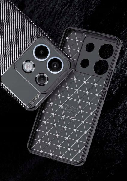Etui ULTIMATE CARBON CASE PANCERNE do Xiaomi Redmi Note 13 PRO 4G + SZKŁO zdjęcie 4