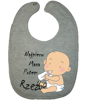 Śliniaczek Bawełniany Najpierw Masa