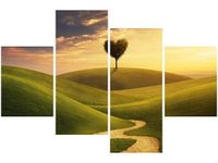 140CM 70 OBRAZ BAJKOWA KRAINA ŚCIENNY