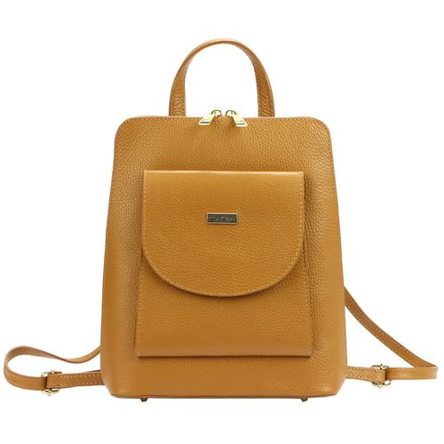 Miejski damski plecak MiaMore skórzany torebka na ramię z kieszeniami na Arena.pl