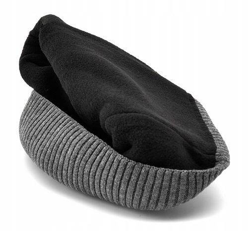 Męska CZAPKA ZIMOWA L/XL Akryl - na zimę - POLAR CIEPŁA i ELASTYCZNA na Arena.pl