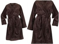 Szlafrok płaszcz kąpielowy Bonjour M Greno czekoladowy brązowy