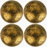 KULE CZEKOLADOWE DEKORACYJNE czarno-złota Perła 4