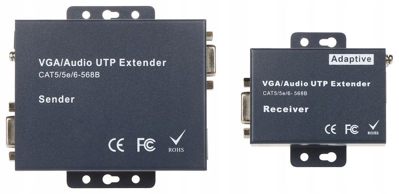 EXTENDER VGA VGA+AU/UTP zdjęcie 10