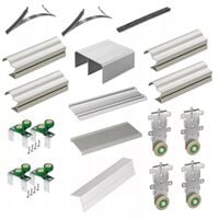 Okucia do drzwi przesuwnych Sevroll Focus 1,70m 2D System Zestaw okuć