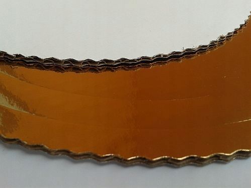 PODKŁAD POD TORT CIASTO - Tektura Falista - 28 cm Złoty T 1szt na Arena.pl