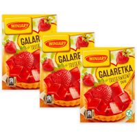 Winiary Galaretka truskawkowy smak 71 g x 3 sztuk