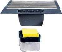 Ociekacz do naczyń składany + dozownik na płyn