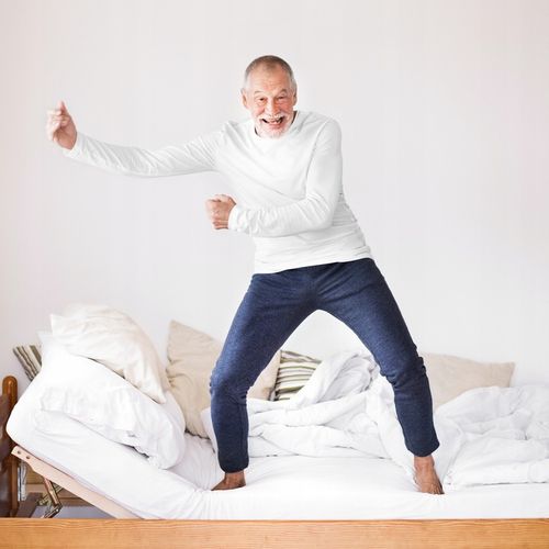 Podkoszulek męski z długim rękawem 100% bawełna BIAŁY bez ocieplenia na Arena.pl