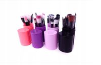 ZESTAW 12 PĘDZLI KOSMETYCZNYCH PROFESJONALNE TUBA