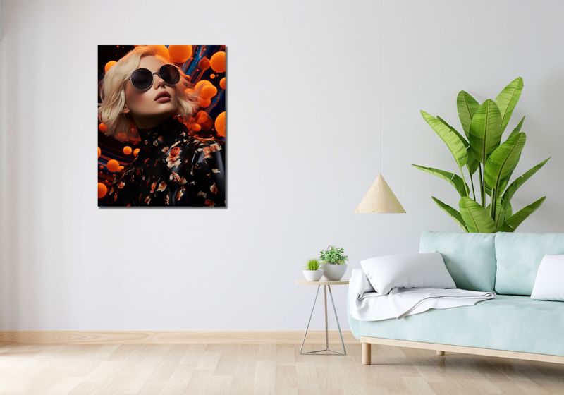 Obraz 70x90cm Galaktyczna Piękność zdjęcie 2