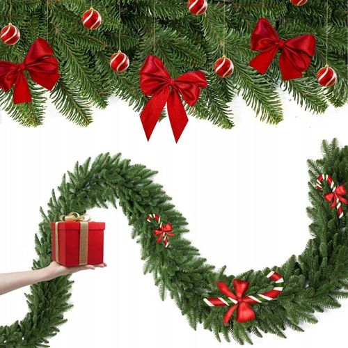 Girlanda Jodła 5 metrów 100% PE 500 cm DŁUGA gęsta jak naturalna balustrada na Arena.pl