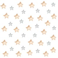 Naklejki Do Pokoju Dzieci Pastelowe Kolorowe GWIAZDY ZESTAW 60cm x 30cm