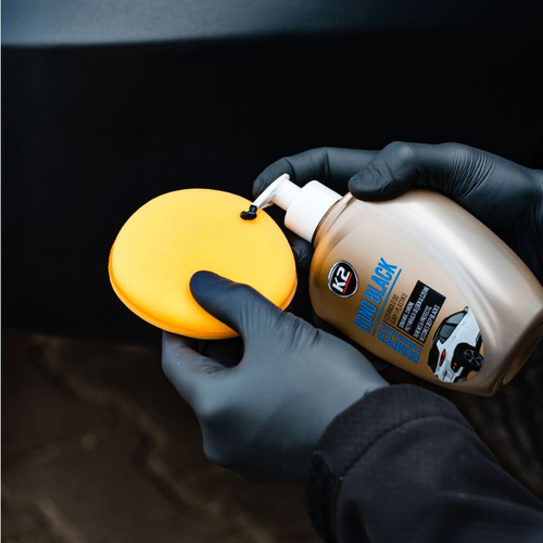 K2 Bono Czernidło Do Plastiku Opon Gumy Kokpitu + Aplikator Rękawiczki na Arena.pl