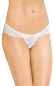 koronkowe stringi erotyczne softline białe m/l