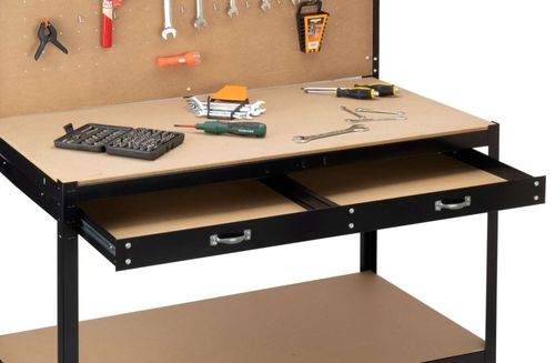 Stół warsztatowy HORTEN czarny na Arena.pl