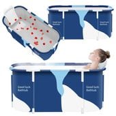 Składana Przenośna Wanna Domowa Do Kąpieli Morsowania Zwierząt 112X62,5 Cm