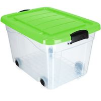 POJEMNIK PUDEŁKO ORGANIZER ZABAWKI NA KÓŁKACH 40L