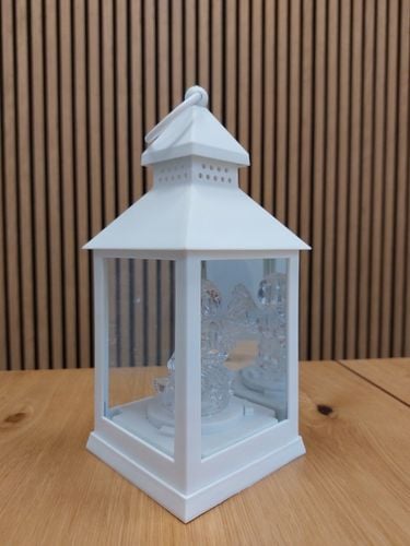 LAMPION Z ANIOŁKIEM ŚWIECĄCY NA BATERIE R6 LATARENKA BIAŁY ANIOŁ ZNICZ na Arena.pl