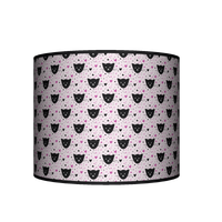 Abażur Walec - Black Cat